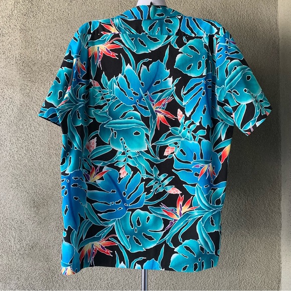 🌴”Hilo Hattie” Men’s Hawaiian Aloha Camp Shirt size L - Picture 3 of 10